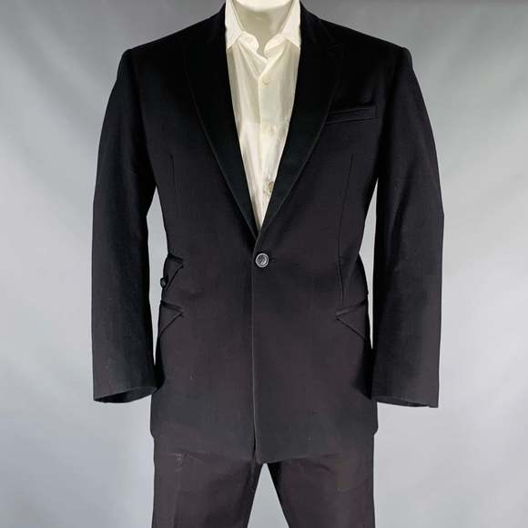 JUST CAVALLI Other - JUST CAVALLI Black Cotton Blend Single Breasted Tuxedo